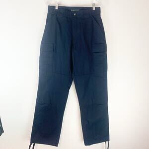 5.11 Tactical Pants Mens Medium Flex-Tac TDU Ripstop Dark‎ Navy Durable 74003 M